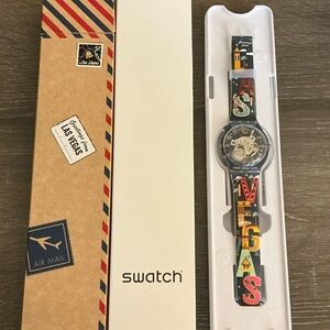 Swatch Las Vegas Colorful Watch